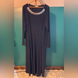 Haani Blue Dolman Sleeve Gown for Mother of the Bride